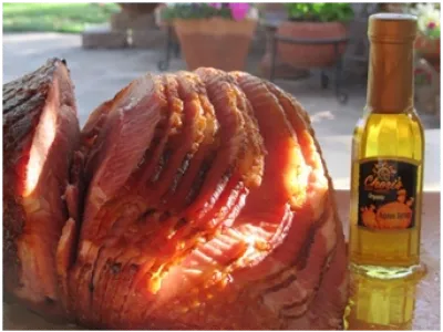 Agave Whiskey Glazed Ham Recipe with Cheri’s Agave Syrup